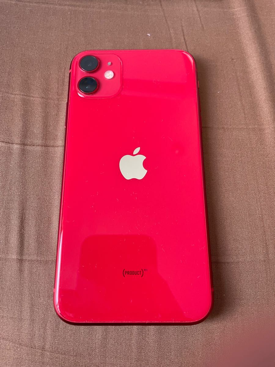 iPhone11 128GB 赤 おまけ付 SIMフリー バッテリー良好|PayPayフリマ