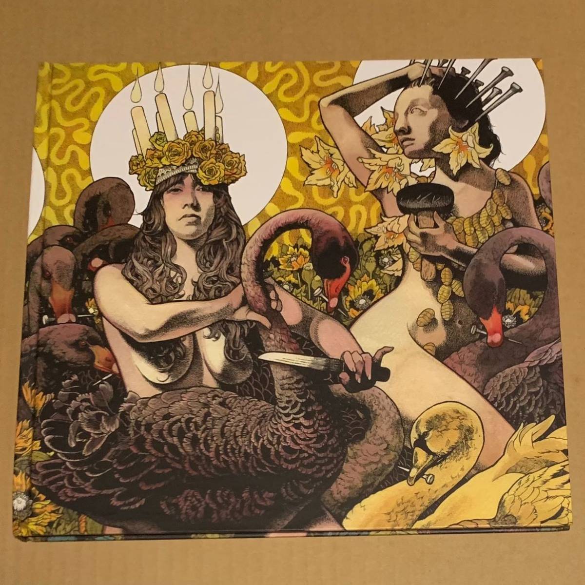 Baroness Yellow & Green US盤 1st 限定 デラックス メタル baizley Relapse Records LP Stoner Rock sleep melvins pelican mono_画像1