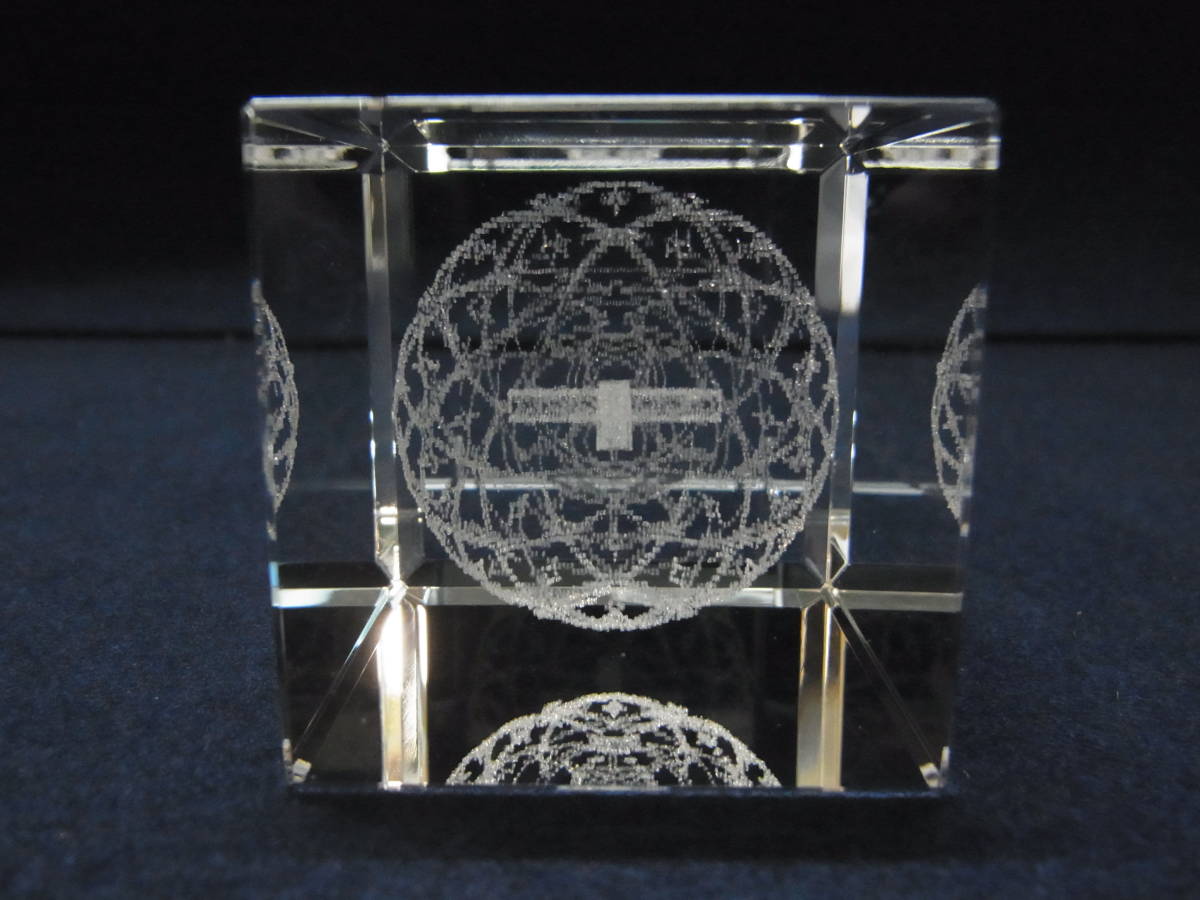  замечательный * e-s ta-eg. средний . 10 знак .3D crystal украшение * пресс-папье произведение искусства 3D цельный Laser скульптура e-s ta- 10 знак . Cross 6