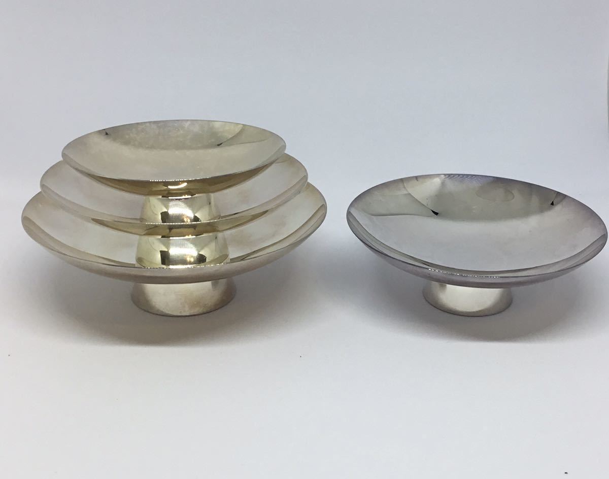 銀盃 銀杯 純銀刻印 277.5g 酒器 4点 記念品 工芸品 | www