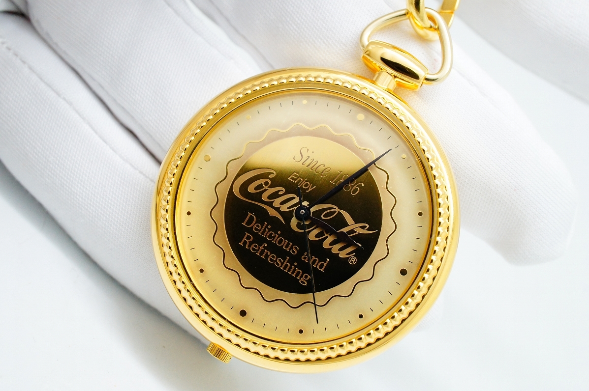 F67○作動良好 美品 希少レア CITIZEN シチズン VEGA Coca Cola