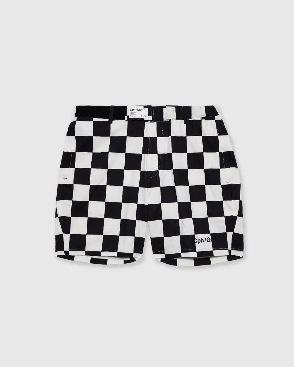 美品 Cqh/Golf キャプテンズヘルム チェッカー ショートパンツ Mサイズ 定価15000円/CPH GOLF/ Captains Helm Golf