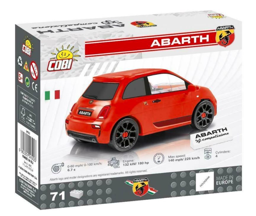 COBI block * 1/35 scale automobile * Fiat abarth 595 competizione / Abarth 595 Competizione * new goods * damage box 