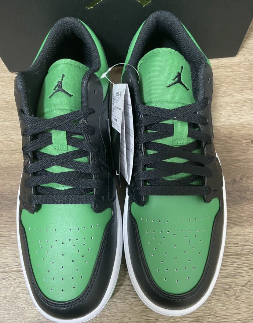 即決27cm NIKE AIR JORDAN1 Low Lucky Greenナイキ エアジョーダン1 ロー ラッキー グリーン 553558-065 新品国内正規品　US9