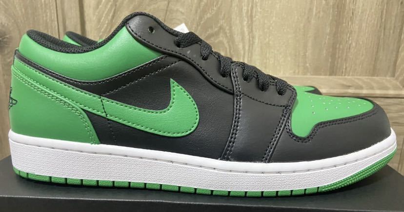 即決26.5cm NIKE AIR JORDAN1 Low Lucky Greenナイキ エアジョーダン1 ロー ラッキー グリーン 553558-065 新品国内正規品　US8.5