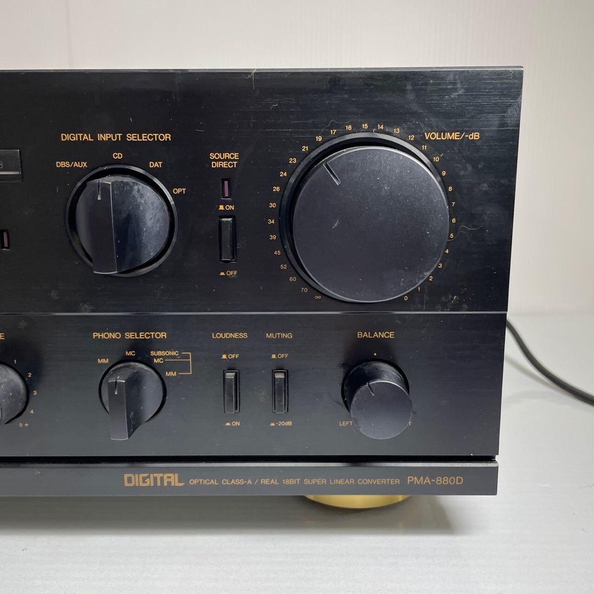稼働品☆DENON PMA-880D☆ステレオアンプ デノン 説明書付 | inmano.com.br