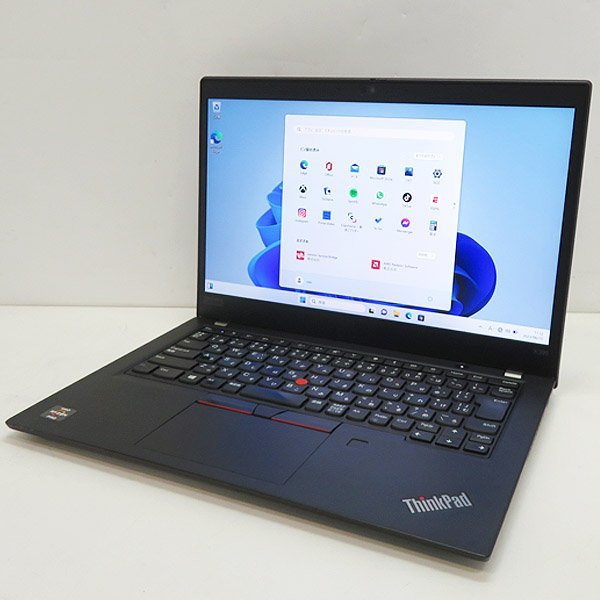 ■Lenovo ThinkPad X395 (20NM)■AMD Ryzen 5 PRO/8GB/SSD256GB(M.2)/Win11Pro/無線LAN/WEBカメラ/Bluetooth_画像1