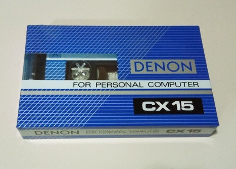 未使用 カセットテープ DENON CX 15 FOR PERSONAL COMPUTER TYPE1 NORMAL 15分　⑧_画像1