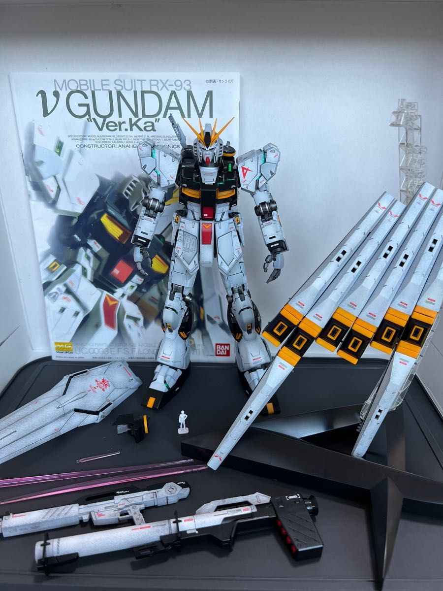 MG 1/100 νガンダムver ka 完成品 Yahoo!フリマ（旧）-