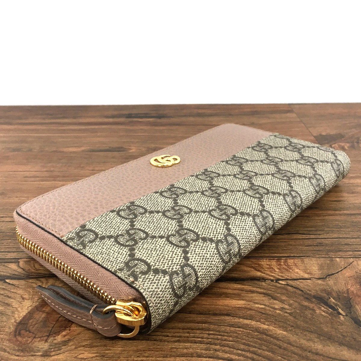 ☆送料無料☆ 未使用品 GUCCI ジップウォレット 456117 プチマーモント