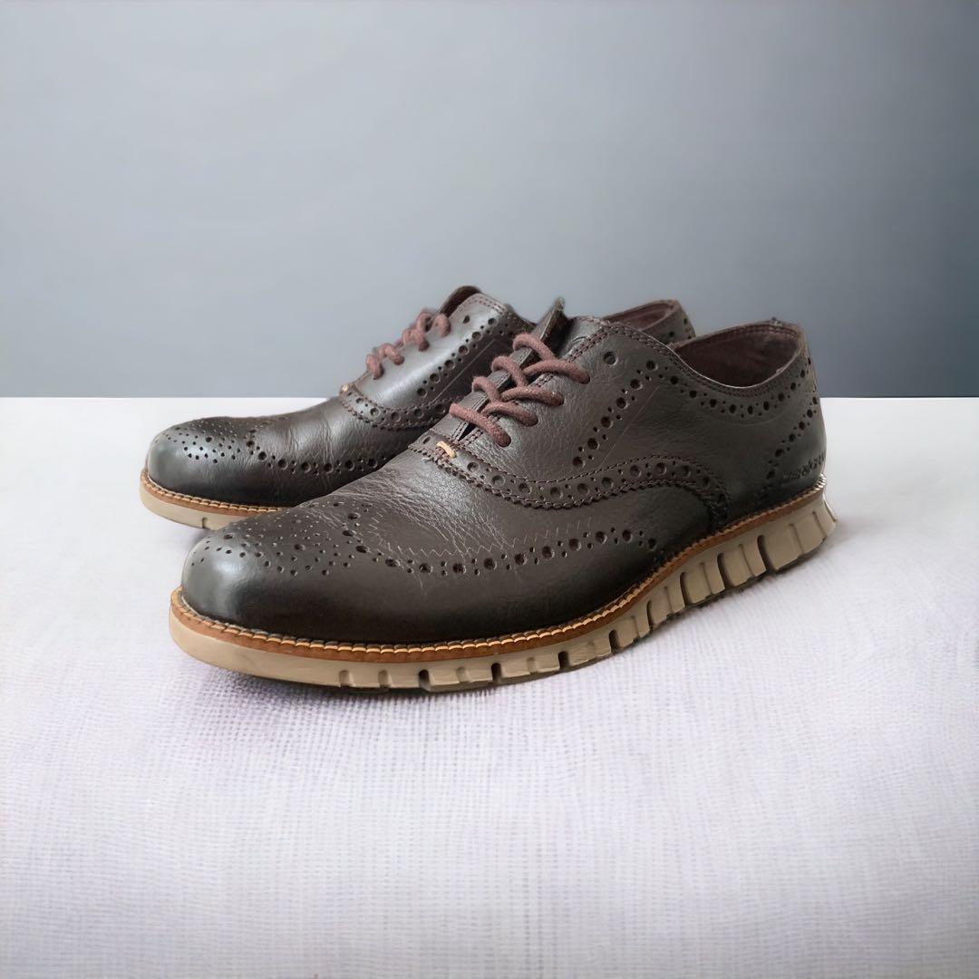 オンラインを販売 【美品】COLE HAAN ゼログランド ウィングチップ オックスフォード ファッション