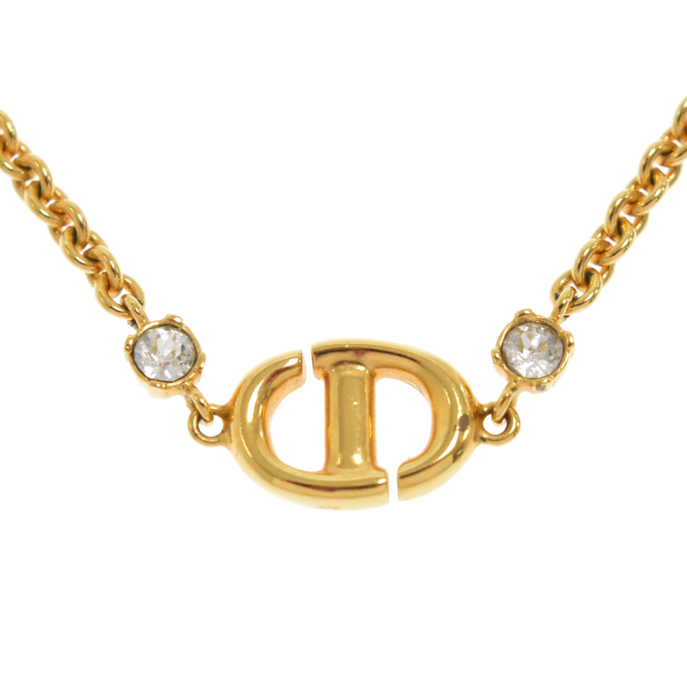 感謝の声続々! シーディー NECKLACE NAVY CD ディオール DIOR