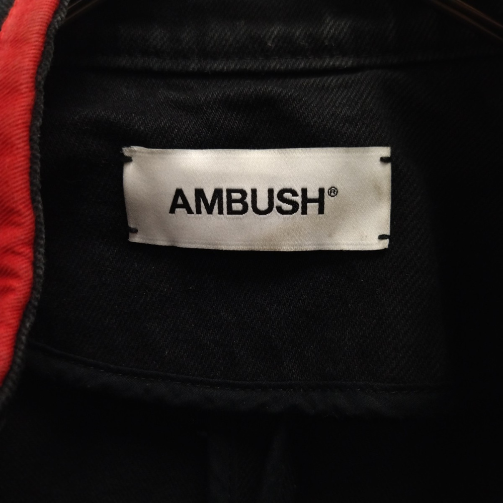 上品な 切りっぱなし ナポレオン アンブッシュ AMBUSH ロングコート