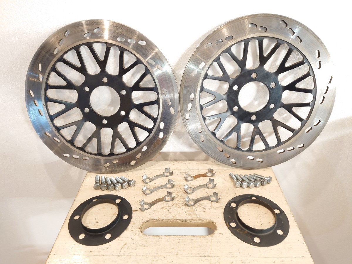GS400 GSX400E GSX400F ダブルディスク 左右 ボルト セット フロント