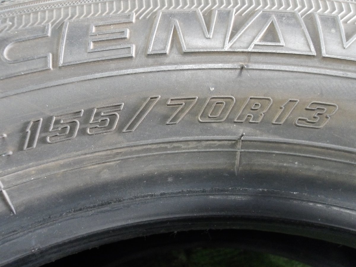 『GOODYEAR　グッドイヤー　ICE NAVI7　アイスナビ　155/70R13　2021年製　冬タイヤ　スタッドレスタイヤ　1本のみ』_画像4