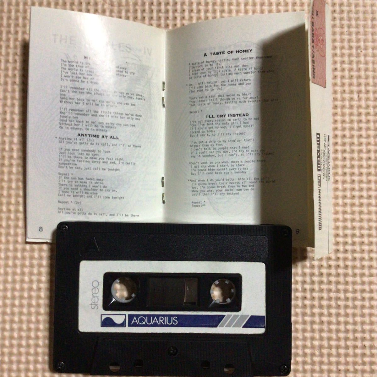 ザ・ビートルズ　THE COMPLEAT VOLUME Ⅳ インドネシア盤カセットテープ_画像4