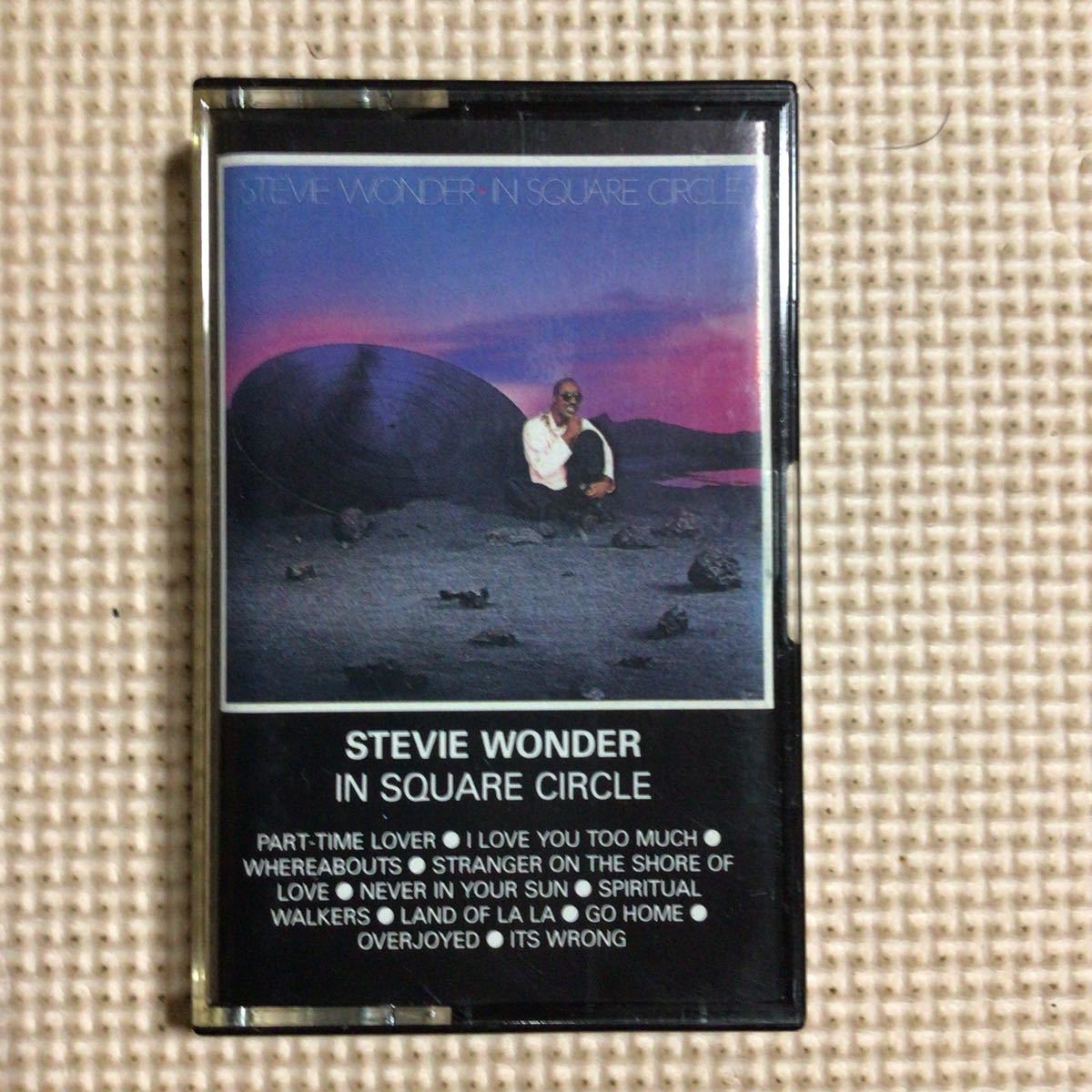 スティーヴィー・ワンダー IN SQUARE CIRCLE 西ドイツ盤カセットテープの画像1