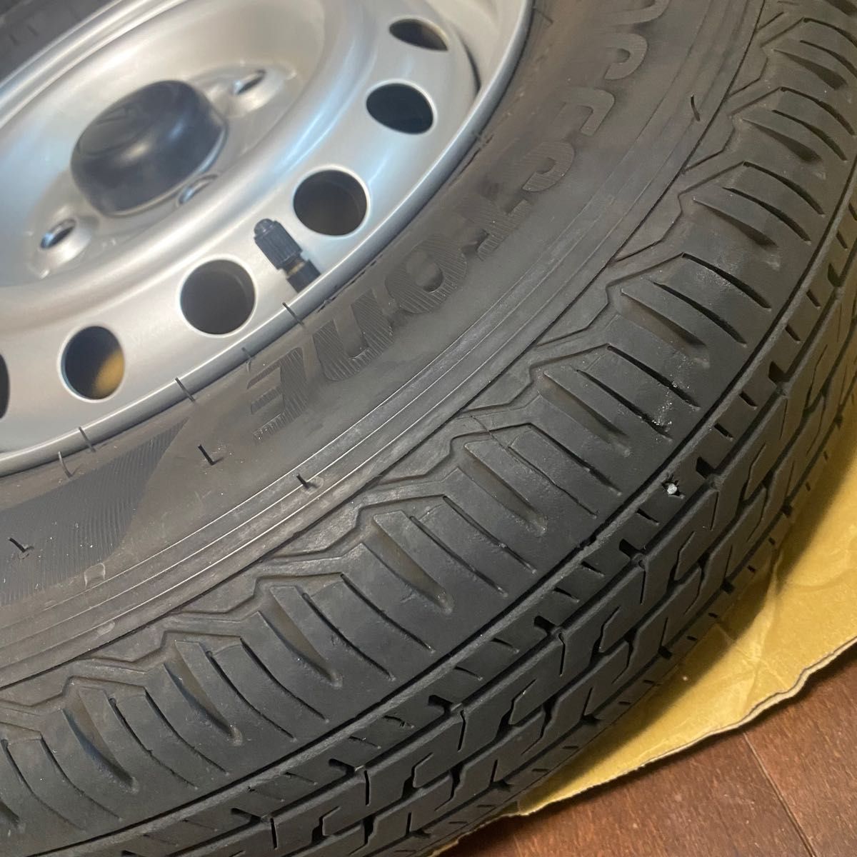 2022年製純正ハイゼットカーゴ145/80R12 夏タイヤホイール4本セット