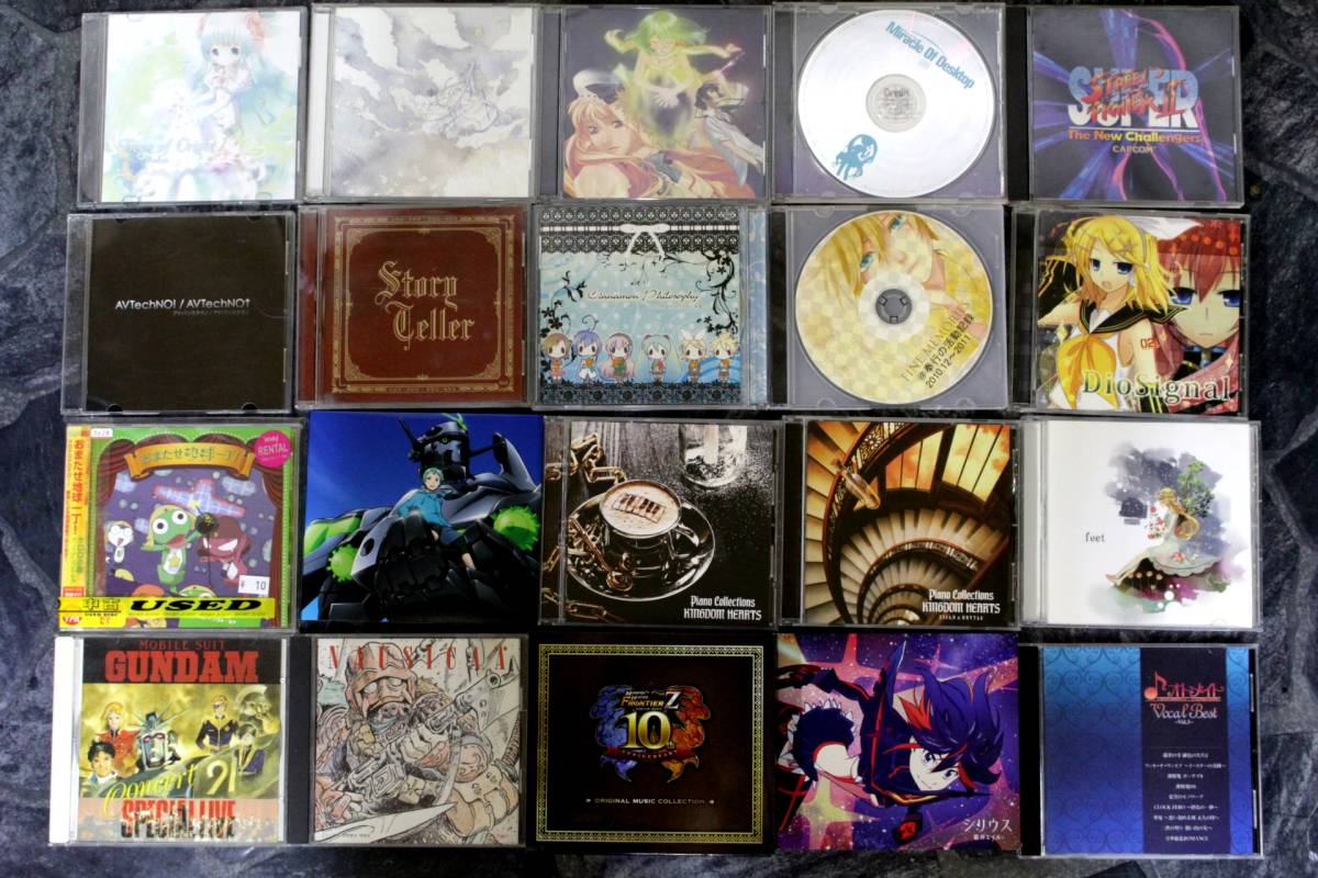 38引取大歓迎◇声優アニメ特撮ゲームCD/DVDブルーレイ◇291タイトル+未