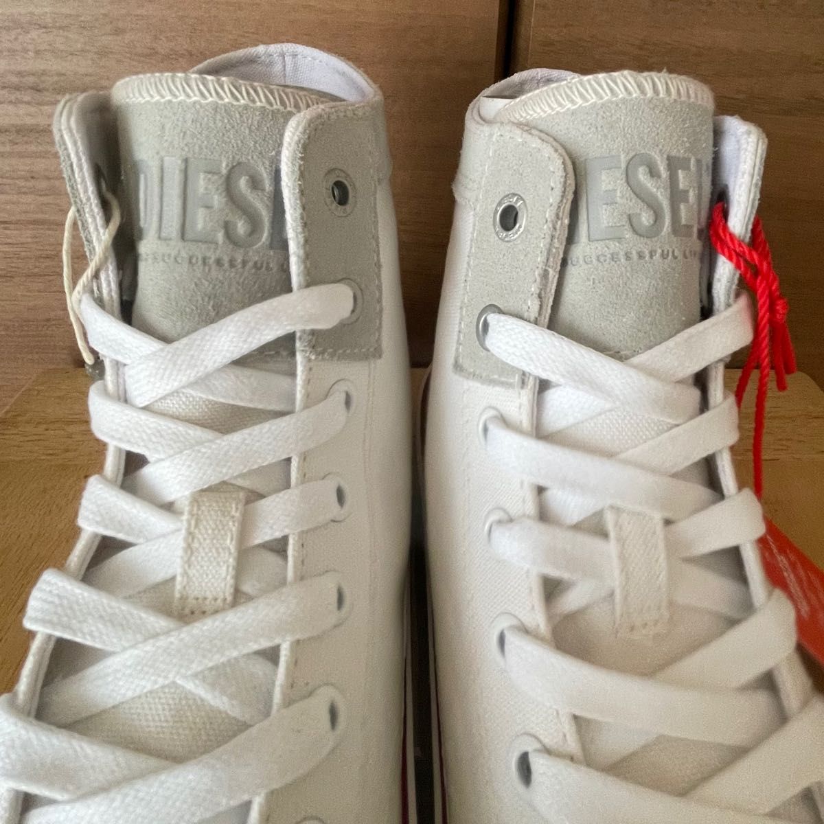 ディーゼル DIESEL スニーカー ハイカット ホワイト 27cm