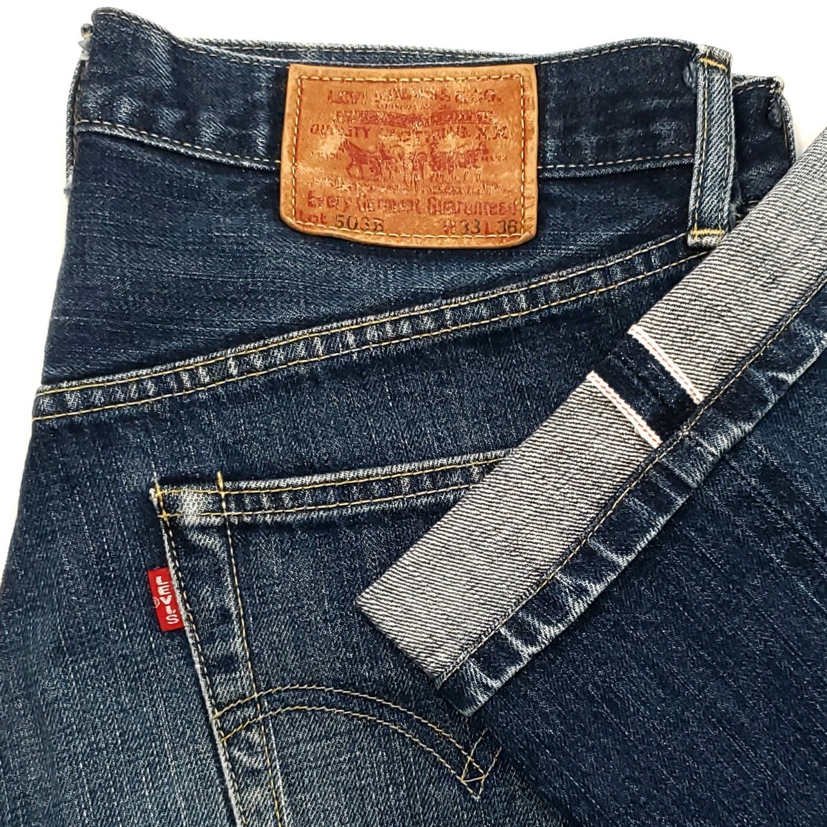 ゴールデンサイズW33◆Levi's 503BXX◆日本製ビンテージ復刻ジーンズBIGEリーバイスビッグE赤耳メンズデニムレプリカLVC501XX好きにもM656