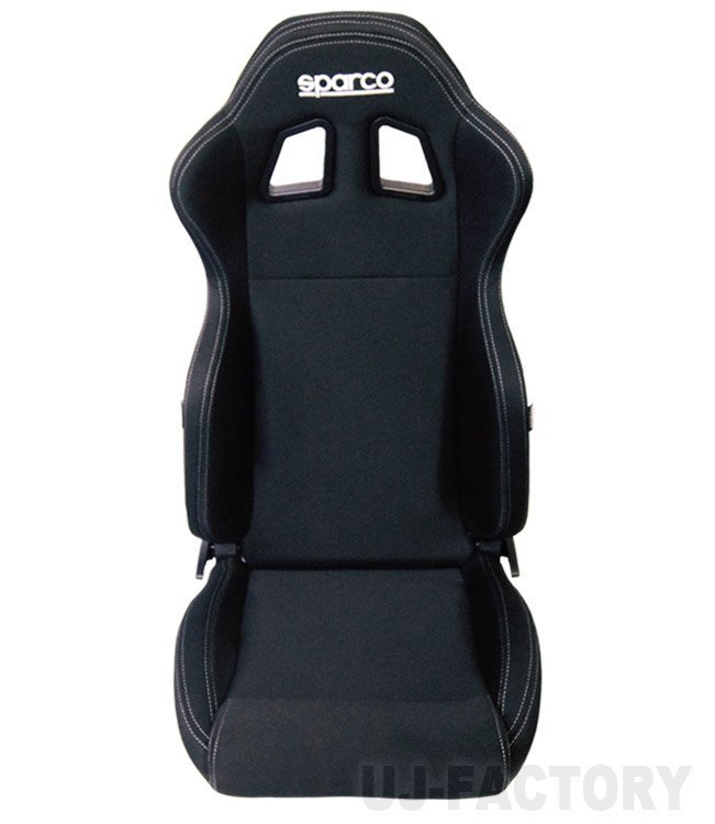 【再入荷★正規品/sparco newバージョン】★セミバケットシート R100J★ ブラック/ブラックボーダー(左右共通モデル)009014ENRNR_画像3