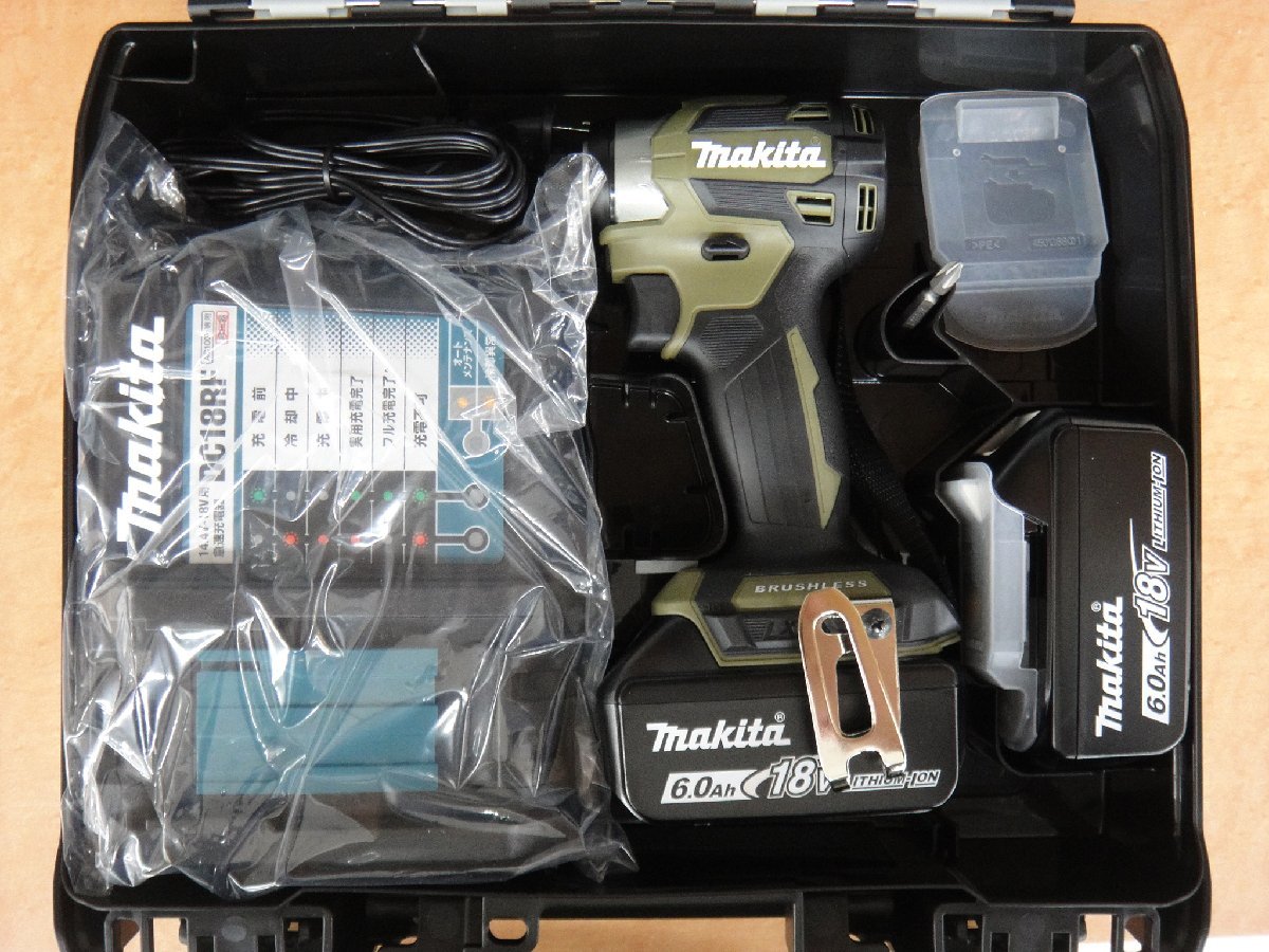【受注生産品】 充電式 オリーブ TD173DRGXO マキタ makita 同梱可】新品 【値下げ インパクトドライバ 急速充電器 純正バッテリー2個 本体 6.0Ah 18V 本体 【受注生産品】 充電式 オリーブ TD173DRGXO マキタ makita 同梱可】新品 【値下げ インパクトドライバ 急速充電器 純正バッテリー2個 本体 6.0Ah 18V 本体