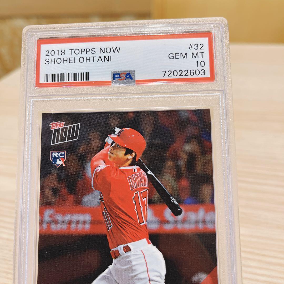 ☆大谷翔平 ☆TOPPS NOW 初勝利 PSA鑑定 10 ルーキーカード-