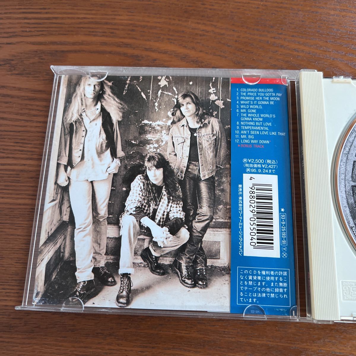 【処分特価】MR.BIG / バンプアヘッド 中古CD_画像3