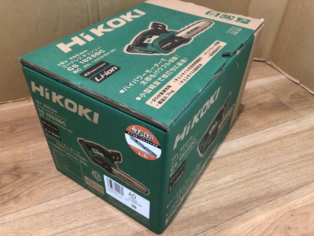 メーカー直送】 001♪未使用品♪ハイコーキ HiKOKI CS1825DC(BC