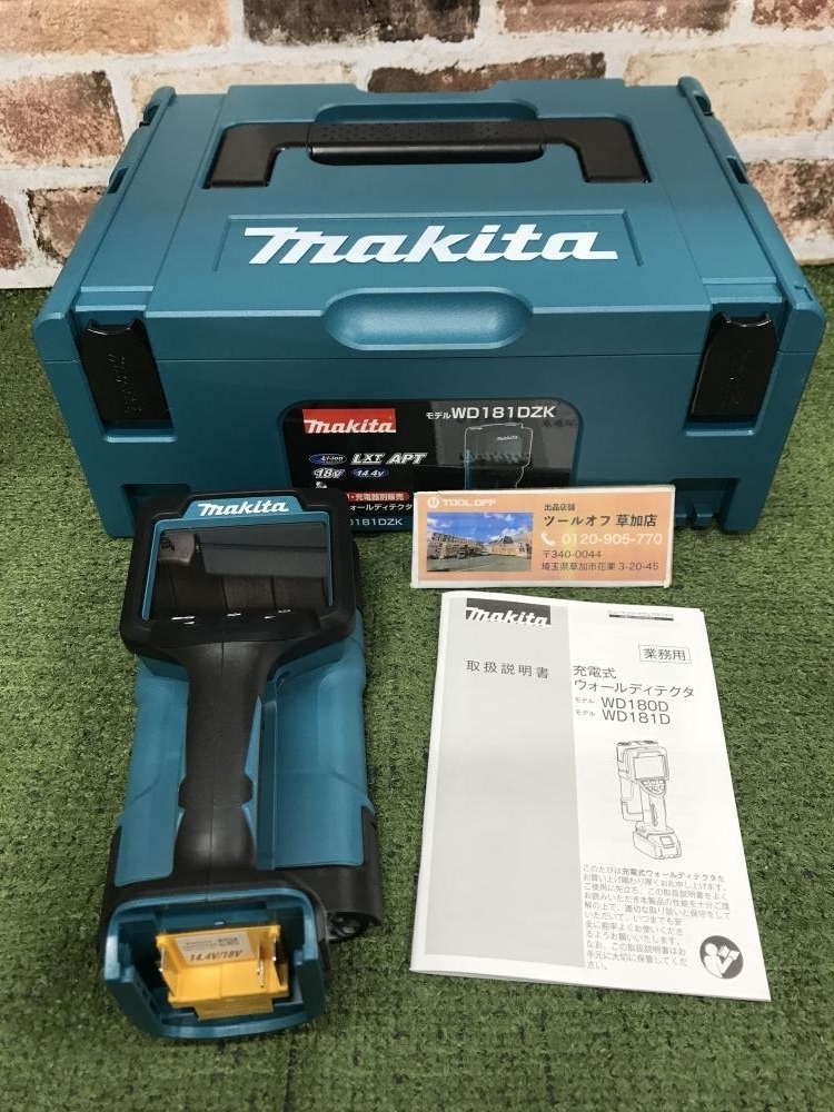 006□未使用品・即決価格□マキタ 充電式ウォールディテクタ WD181DZK