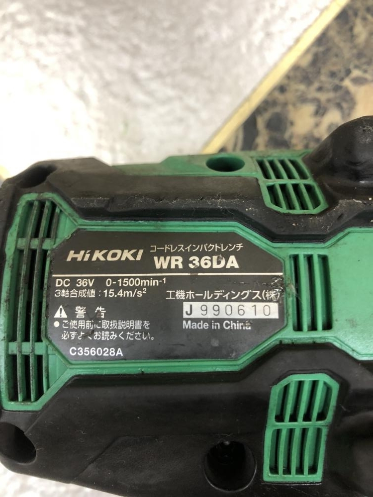 専門店では HIKOKI コードレスインパクトレンチ WR36DA 新品 スポーツ