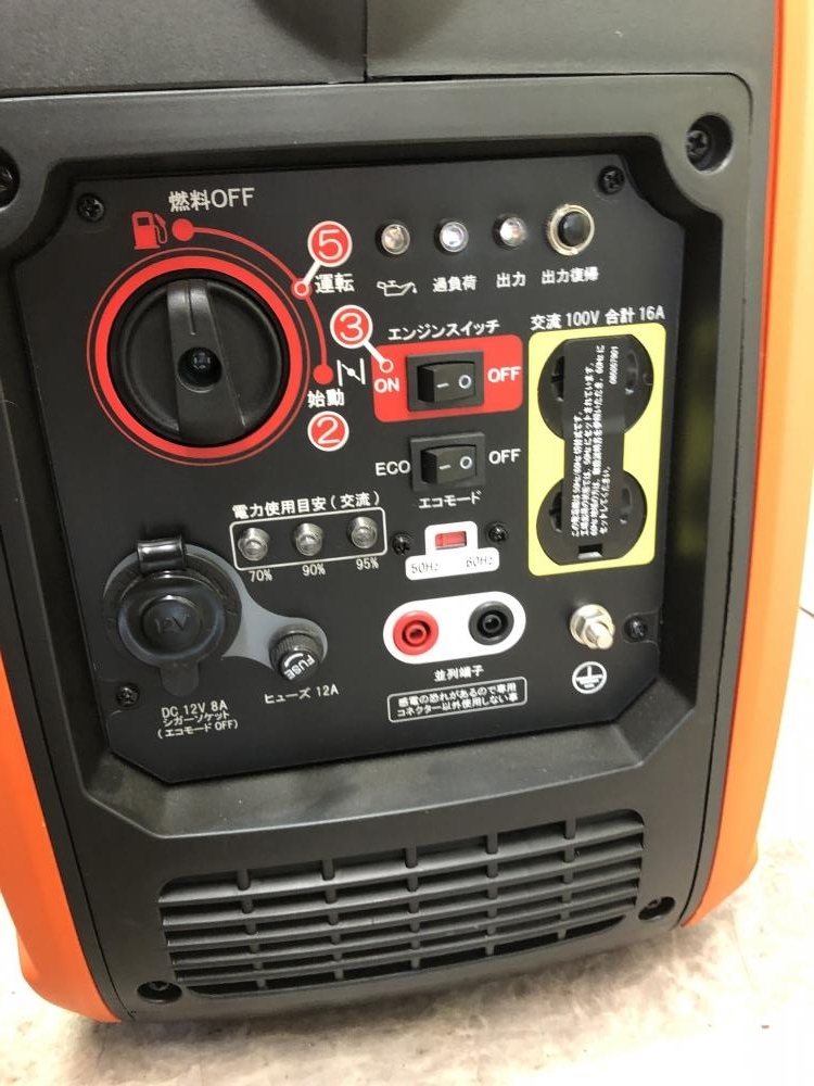 004☆未使用品・即決価格☆KOSHIN 工進 インバーター発電機 GV-16i