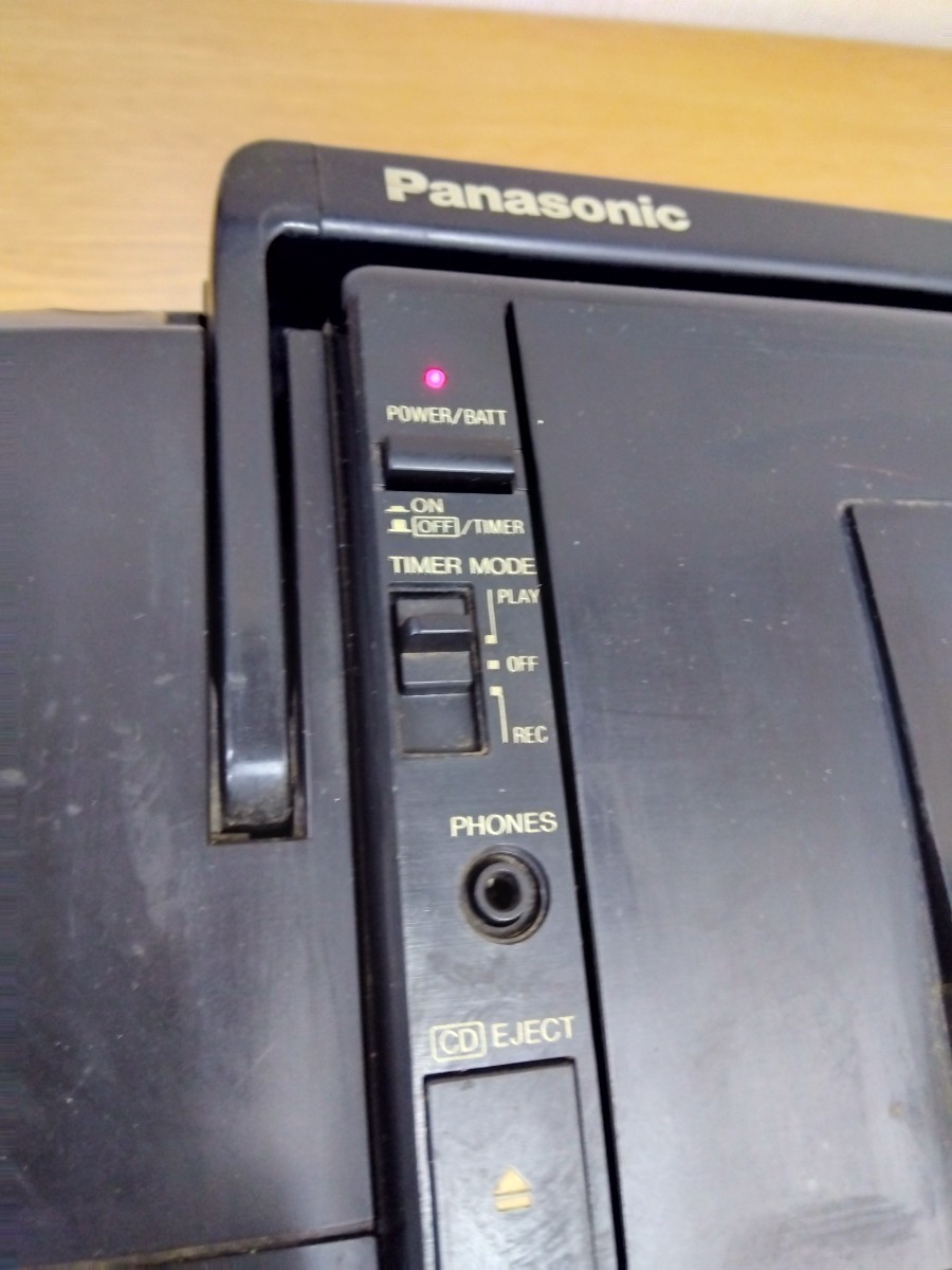 パナソニック Panasonic CDラジカセ ラジカセ　昭和レトロ　_画像3