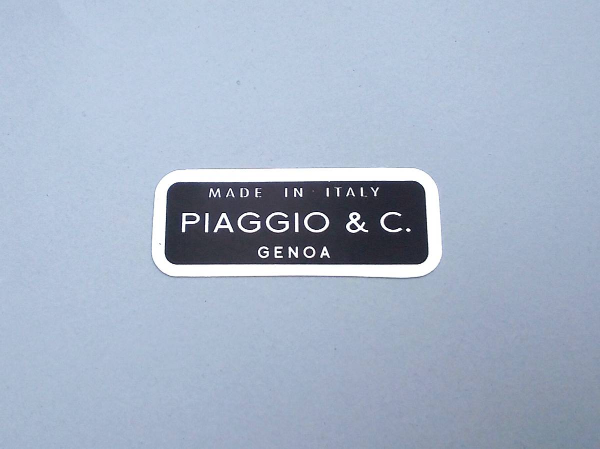 PIAGGIO AND CO. STICKER 旧型 ピアジオ ステッカー vespa ベスパ 再