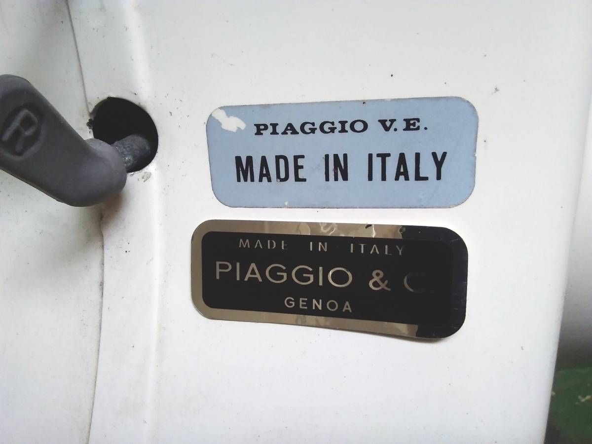 PIAGGIO AND CO. STICKER 旧型 ピアジオ ステッカー vespa ベスパ 再