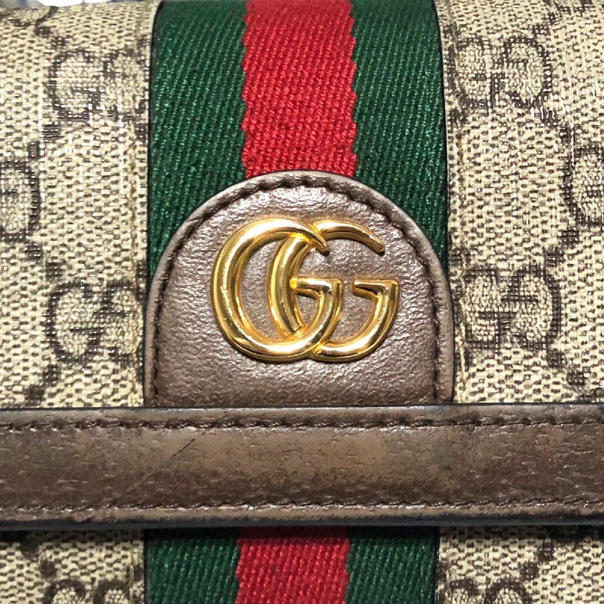 GUCCI グッチ コンチネンタルウォレット 長財布 オフィディア GG