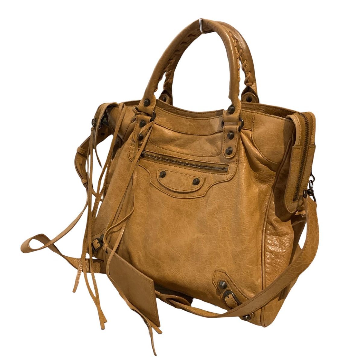BALENCIAGA バレンシアガ ザ ヴェロ 2way ショルダーバッグ レザー