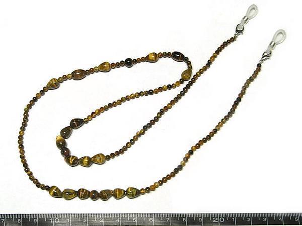 * glasses chain * Drop type Tiger I Brown 13-266