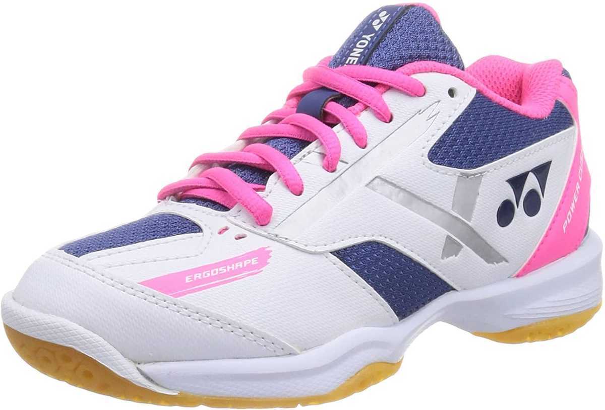 【SHB670(062) 25.0】YONEX(ヨネックス) バドミントンシューズ パワークッション670 ホワイト／ピンク 新品、未使用　2022モデル