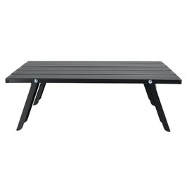 折り畳み式テーブル 四つ脚型 ロールテーブル 屋外用 キャンプ バーベキュー [ ブラック&ブラック ]_画像2