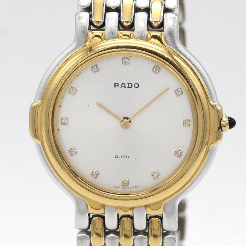 ラドー RADO 12ポイントダイヤモンド 121.9596.2 クォーツ 腕時計 A01892