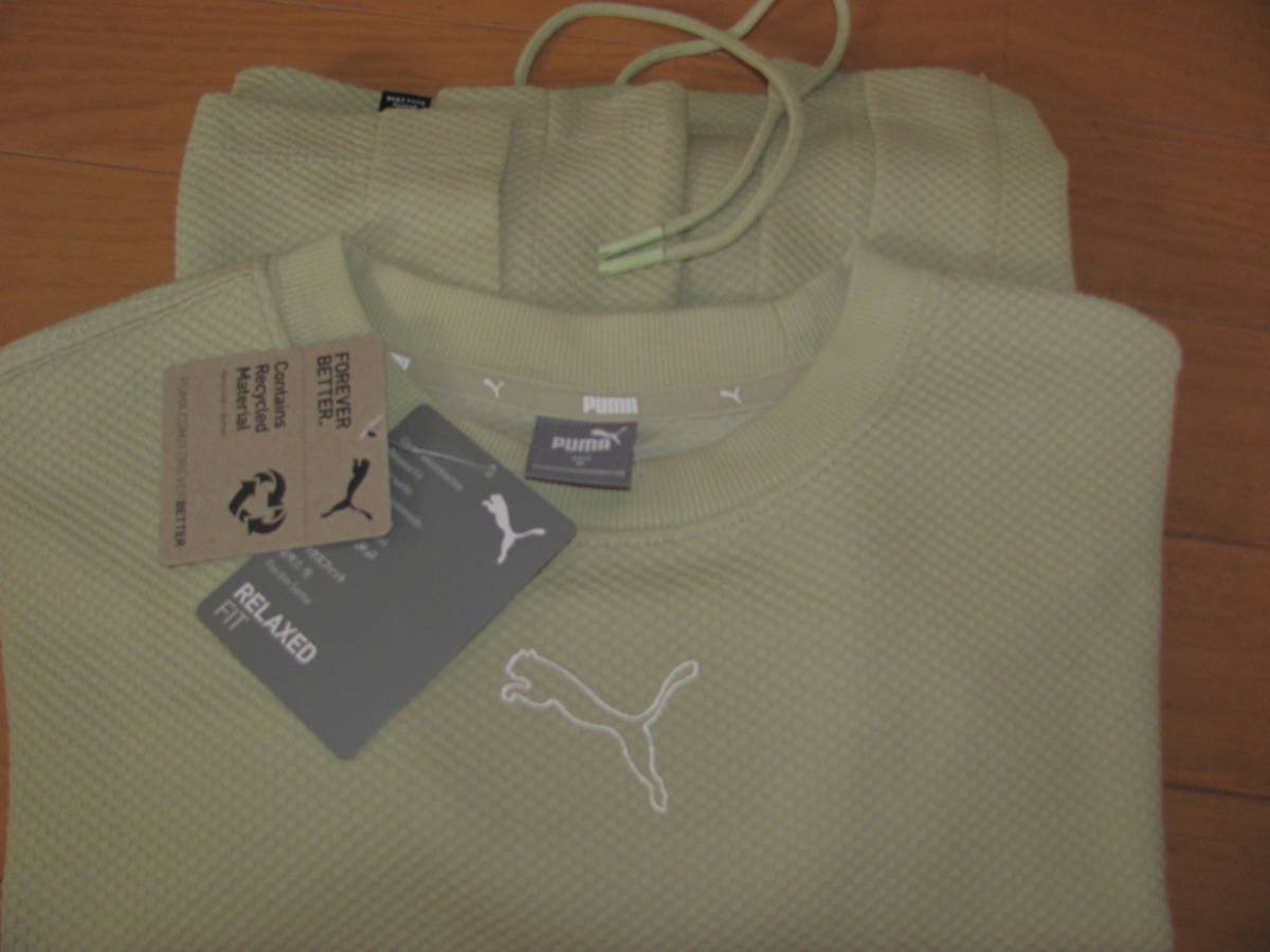 新品タグ付★puma(プーマ) HER Tシャツ マルチSP ウェアワンピース ゴルフ M カットソー★定価6050円★RELAXED FIT SPRING/MOSS★送料230円_新品タグ付★