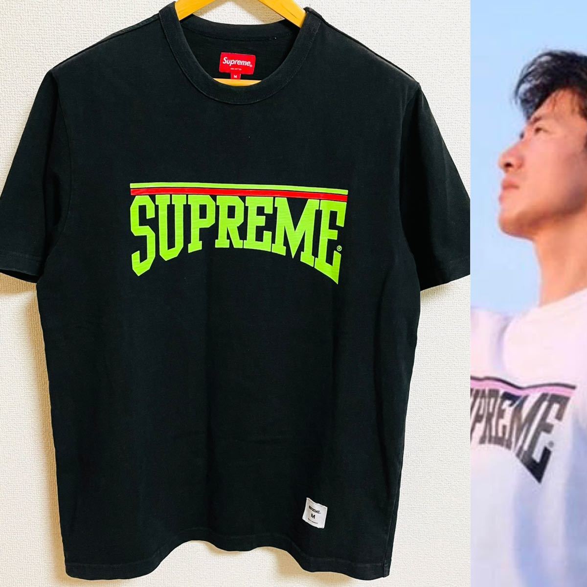 Mサイズ supreme 木村拓哉 キムタク tシャツ BLACK 黒