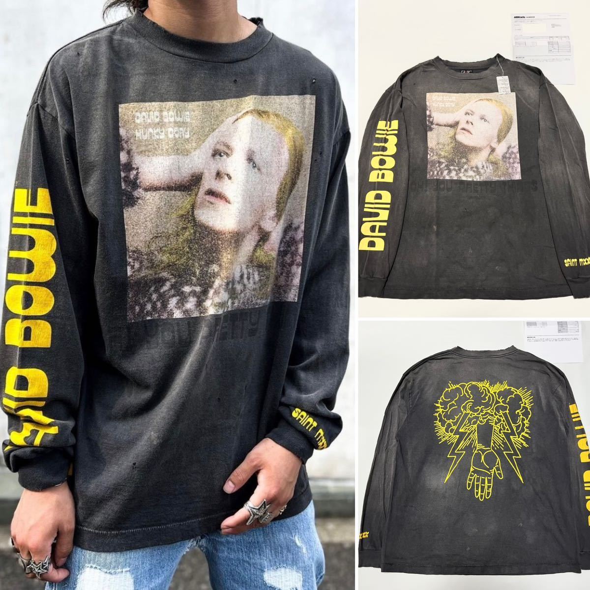 限定 SAINT Mxxxxxx × DAVID BOWIE HUNKY DORY L/S TEE セント