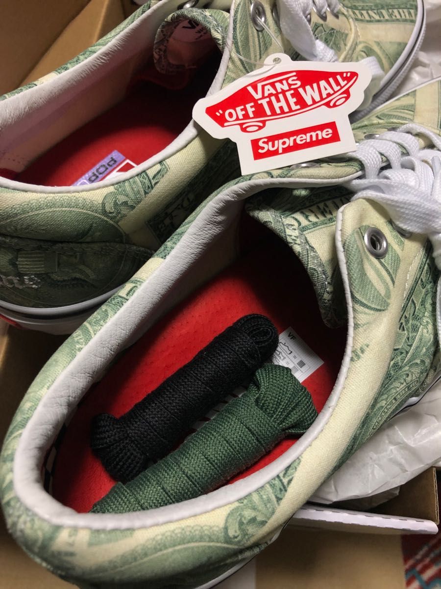 Supreme Vans Dollar Era 27.5cm  US9.5 新品　未使用　送料無料　バンズ　シュプリーム