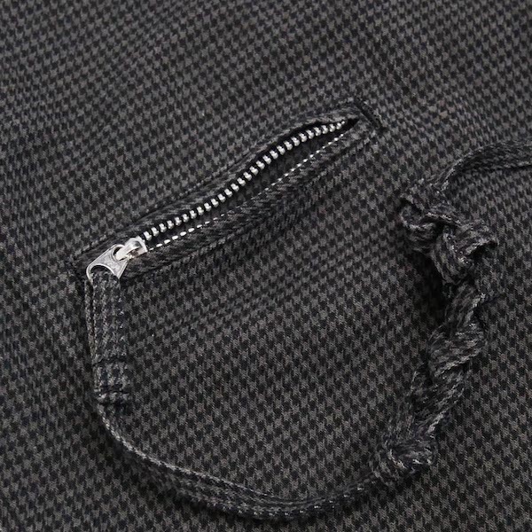 Yohji Yamamoto POUR HOMME 2013ss LOOK1 コットン 千鳥格子 紐