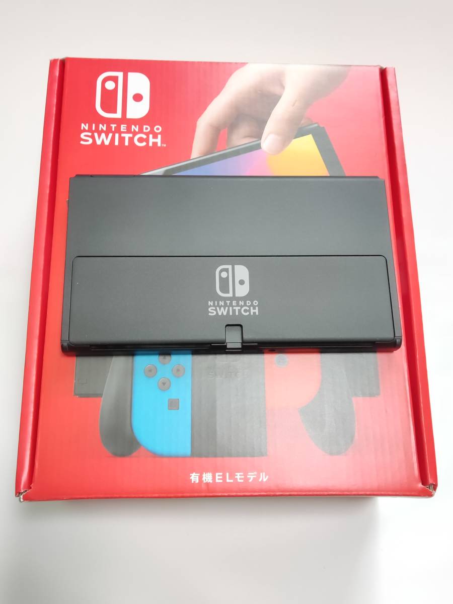 送料無料 動作確認済み Nintendo Switch 有機ELモデル ネオンブルー