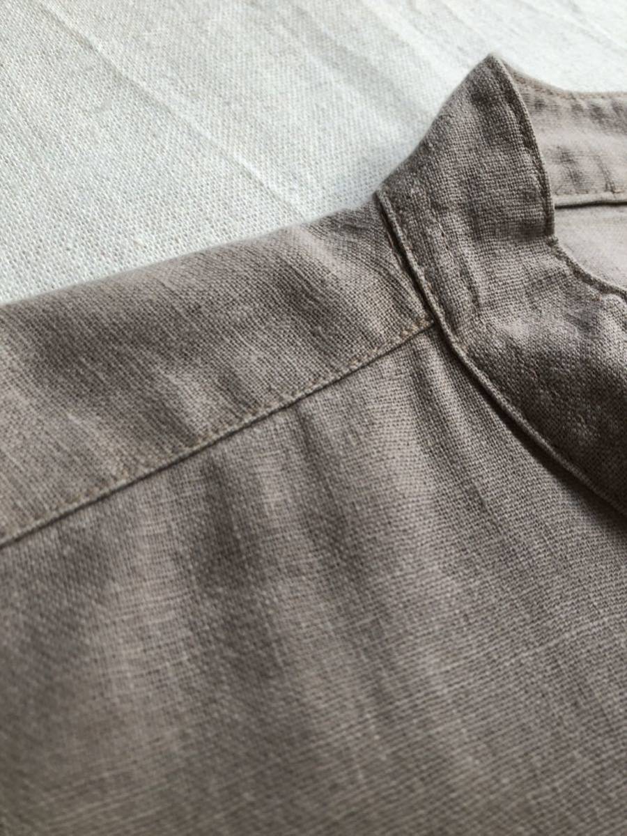 ビンテージ FLAX リネン プルオーバーシャツ - 通販