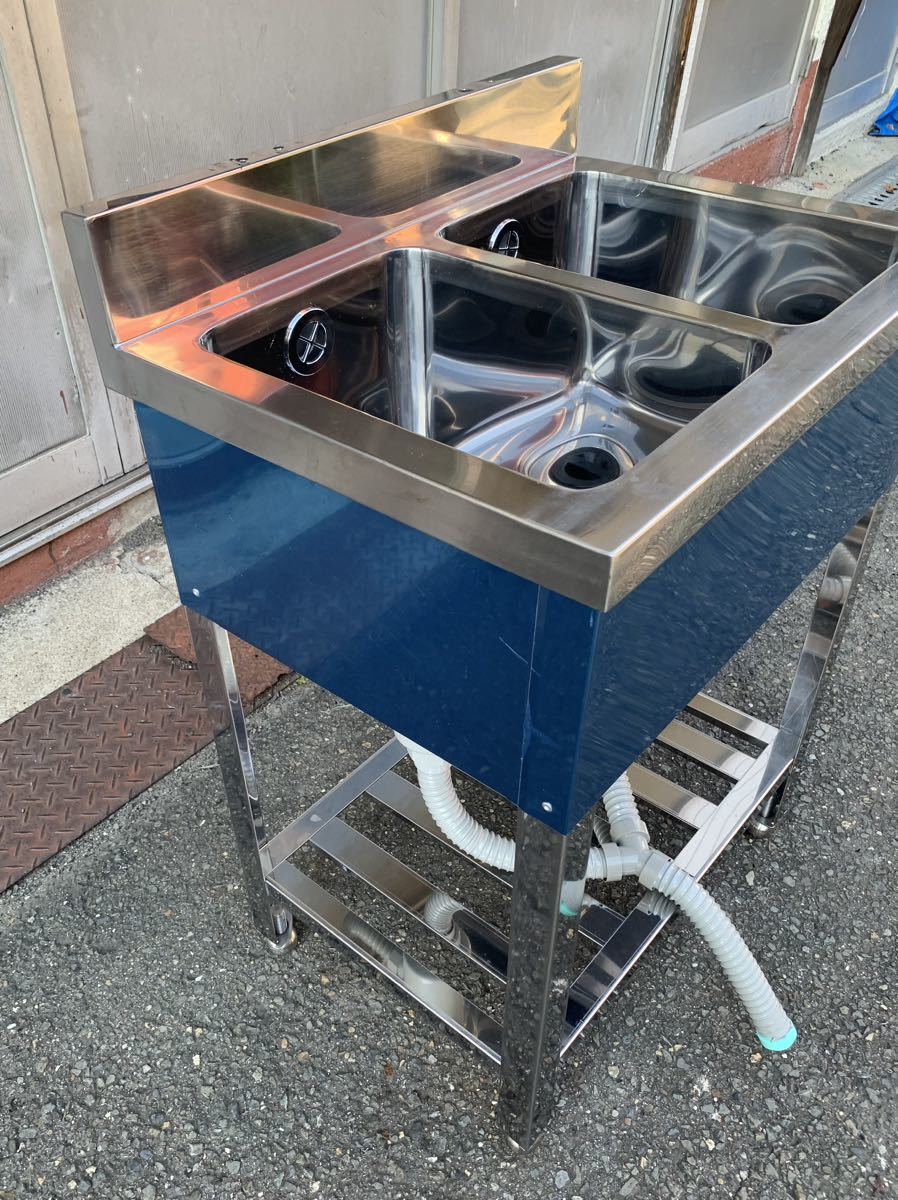 ︎品 2槽シンク 900×450×800mm 厨房機器︎ - 福岡県のその他